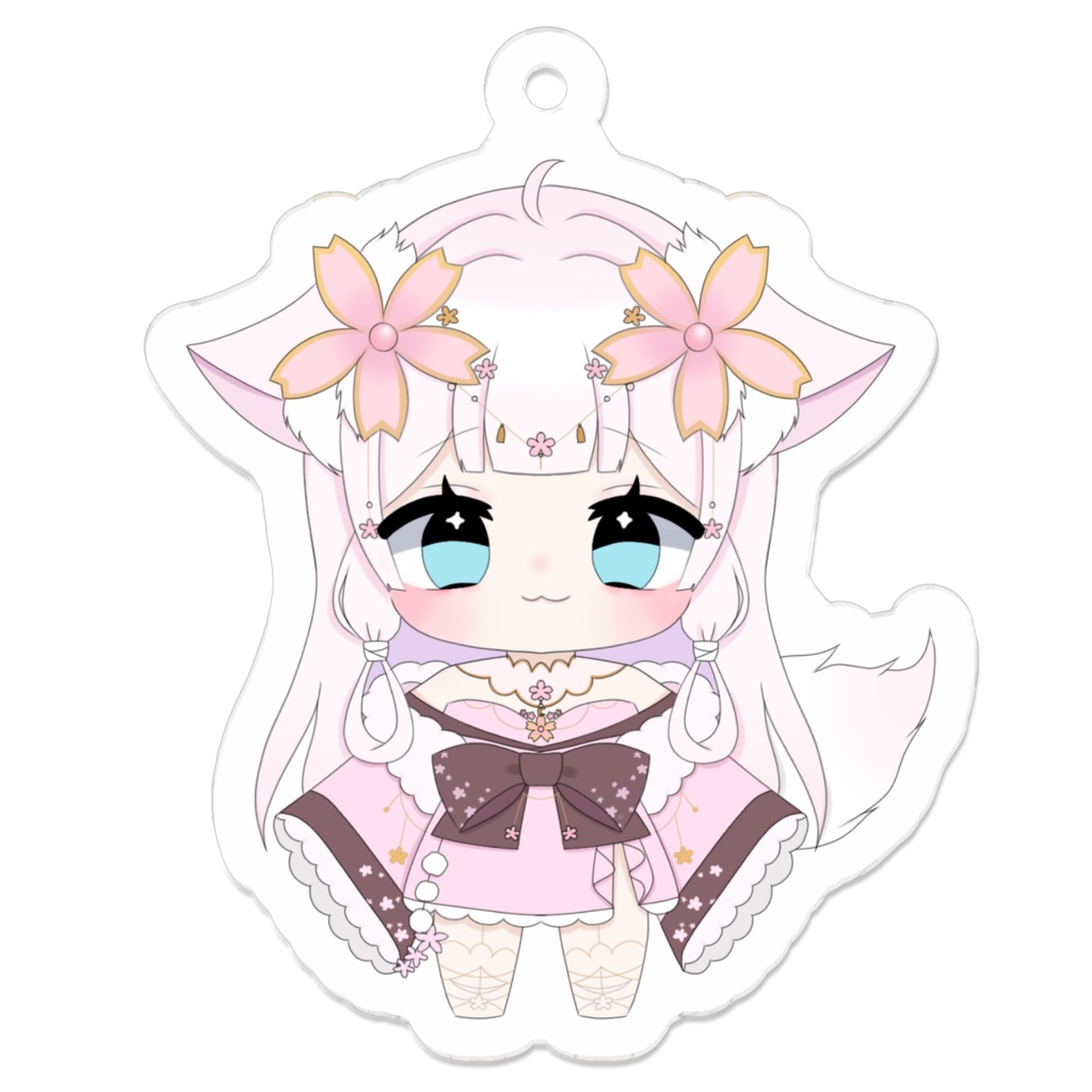 inashinoちびアクキー（桜/nomal）