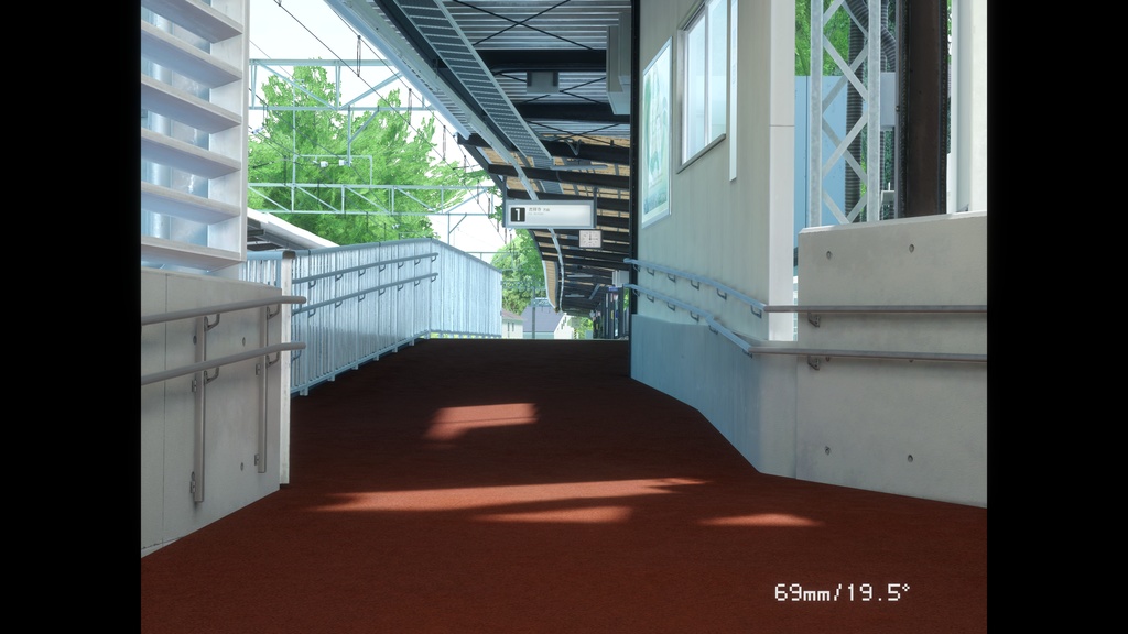 【無料】Default Camera Override 【黒帯表示】【焦点距離表示】