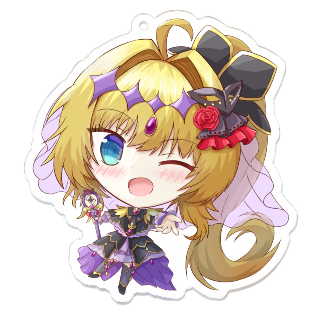 ミネコちゃんSD（キュアアルカナシャドウ衣装ver）