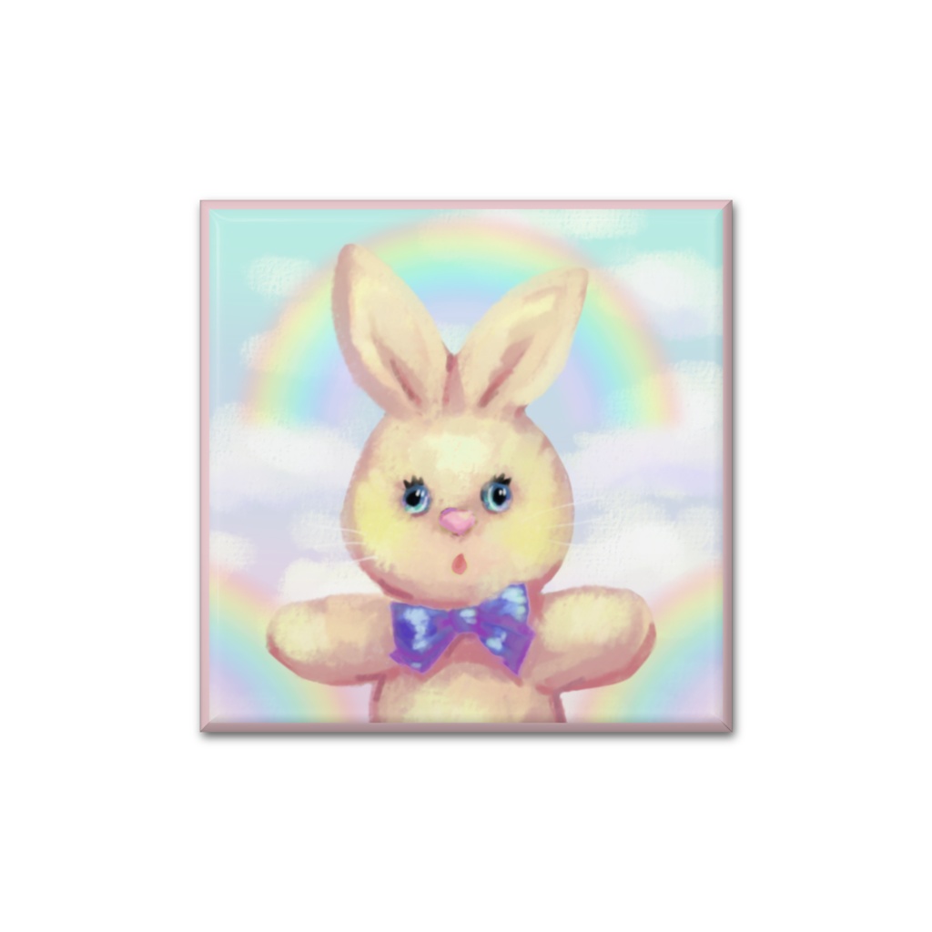 ぬいうさ 缶バッジ40mm