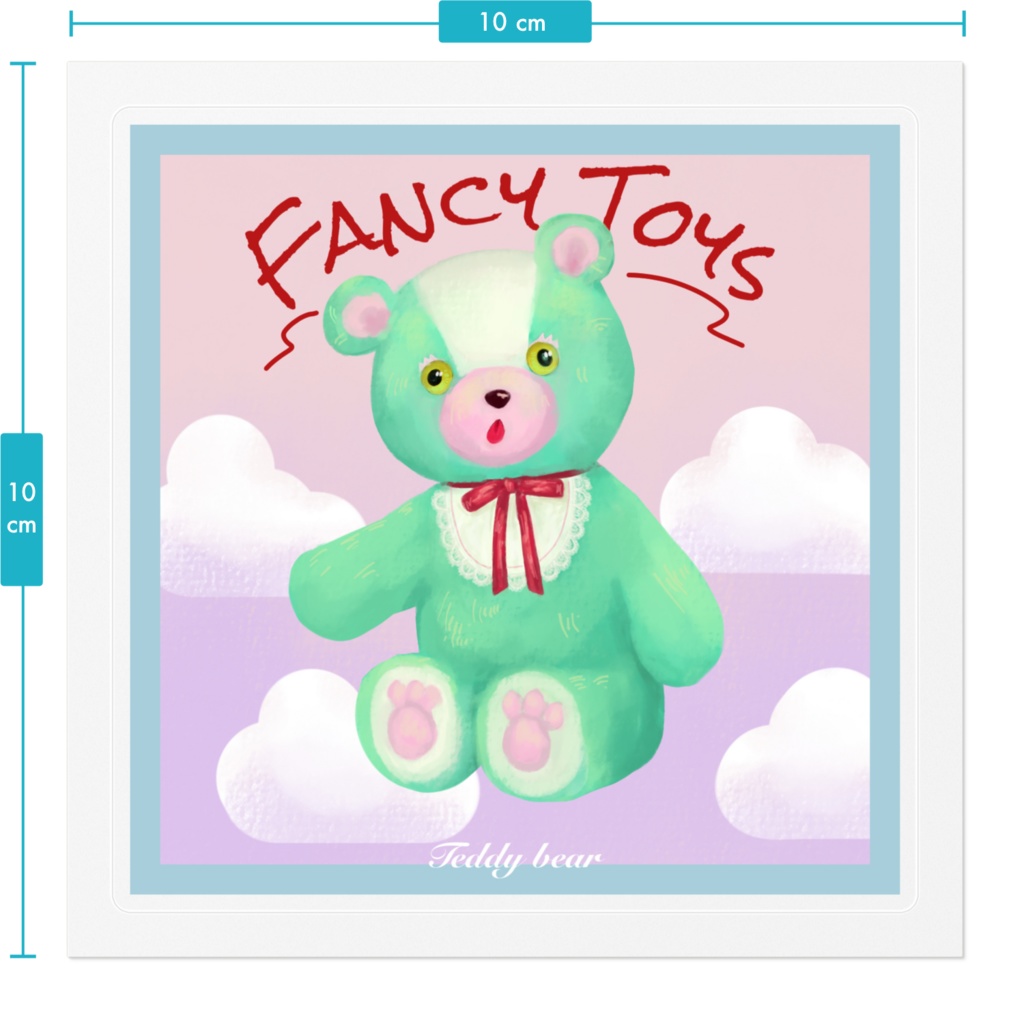 ぬいくま ステッカー