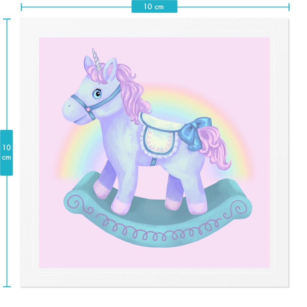 木馬 ステッカー