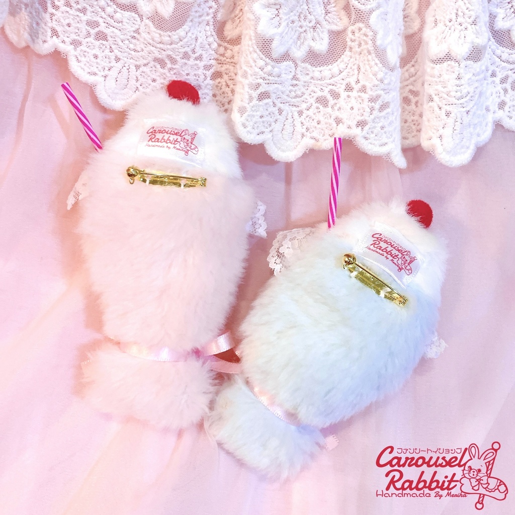 【受注作品】ファンシーシェイクブローチ