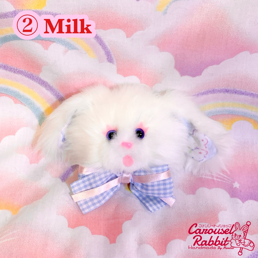 フェイスブローチ⭐︎Fancy Bunny