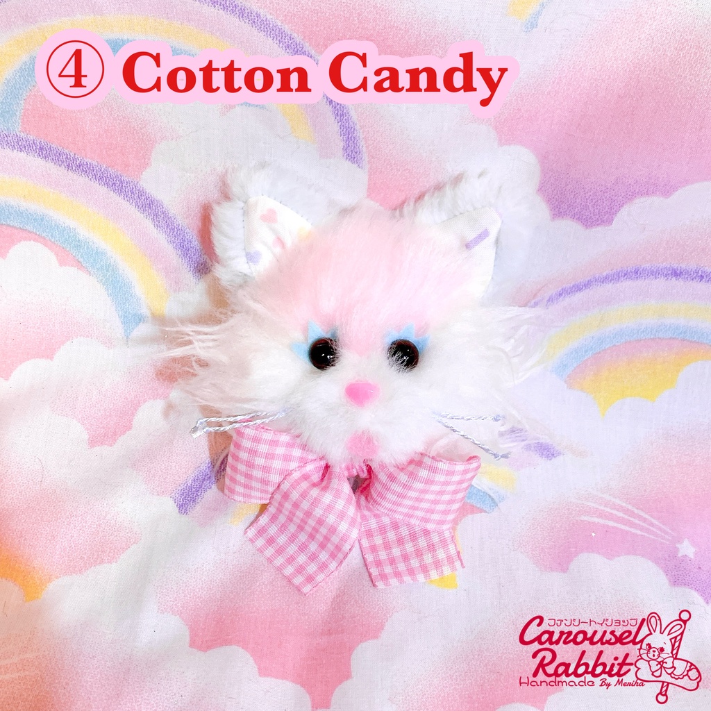 フェイスブローチ⭐︎Fancy Cat