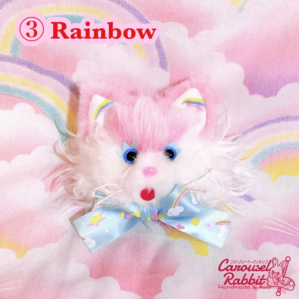 フェイスブローチ⭐︎Fancy Cat