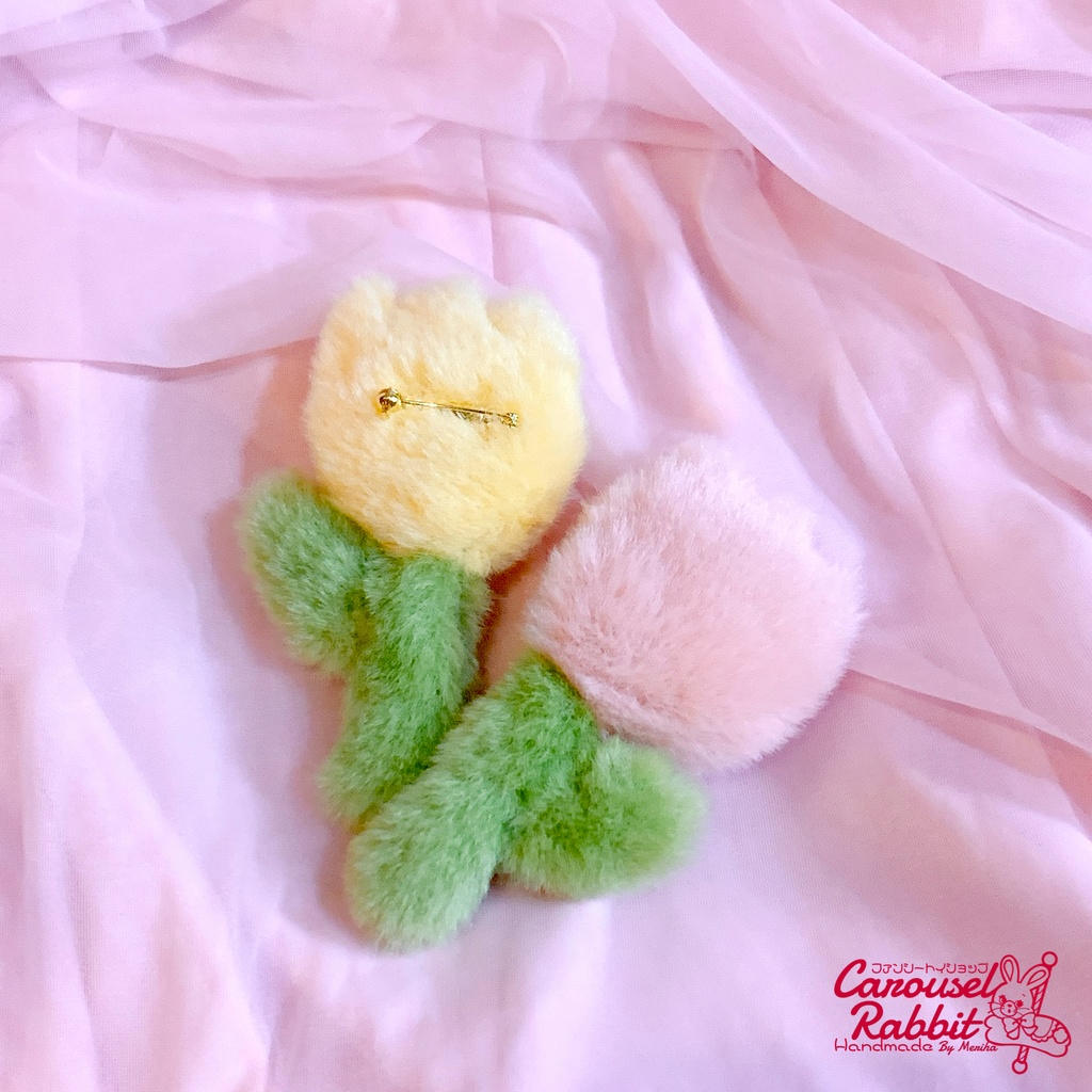 【受注作品】ちゅーリップブローチ