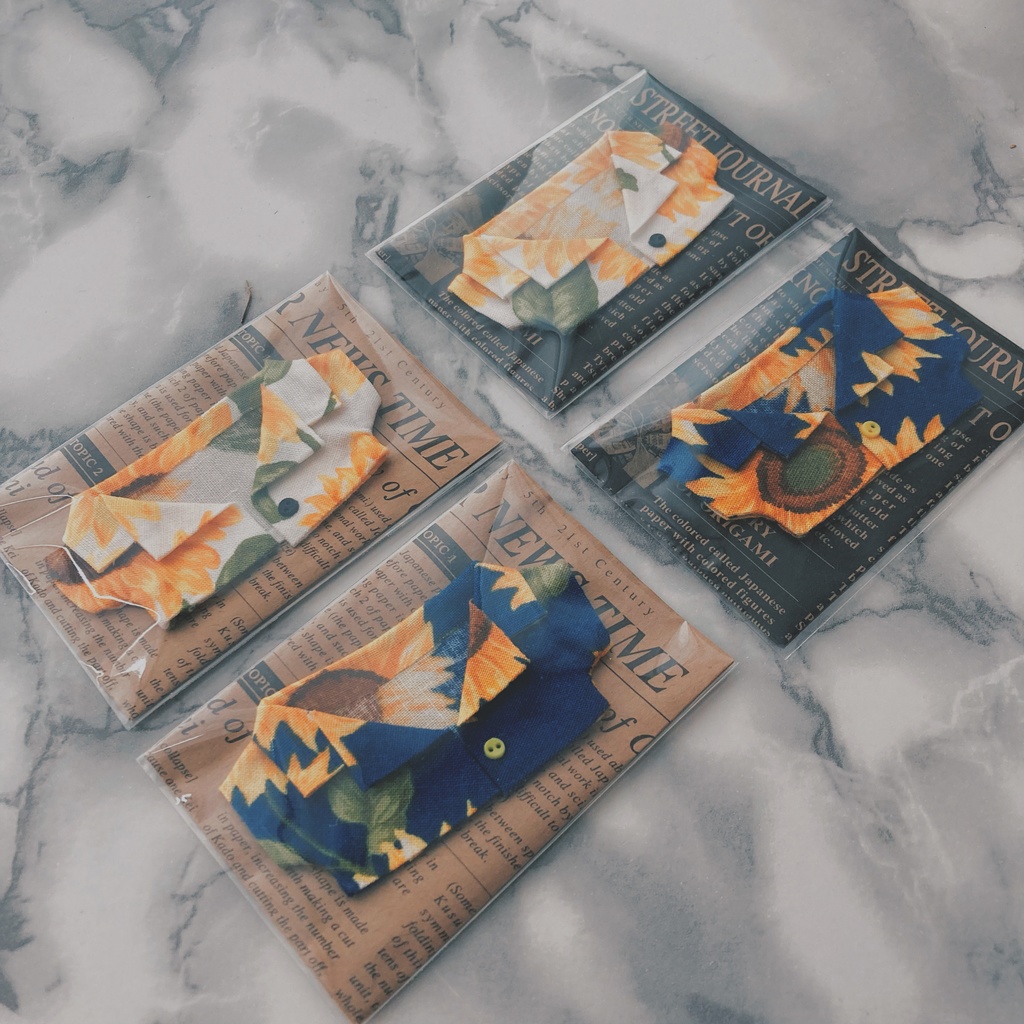 夏のひまわりアロハシャツ