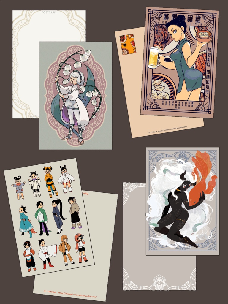 ポストカード3種