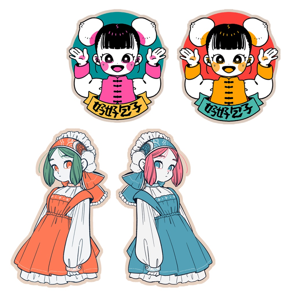 フルカラーシール 4種