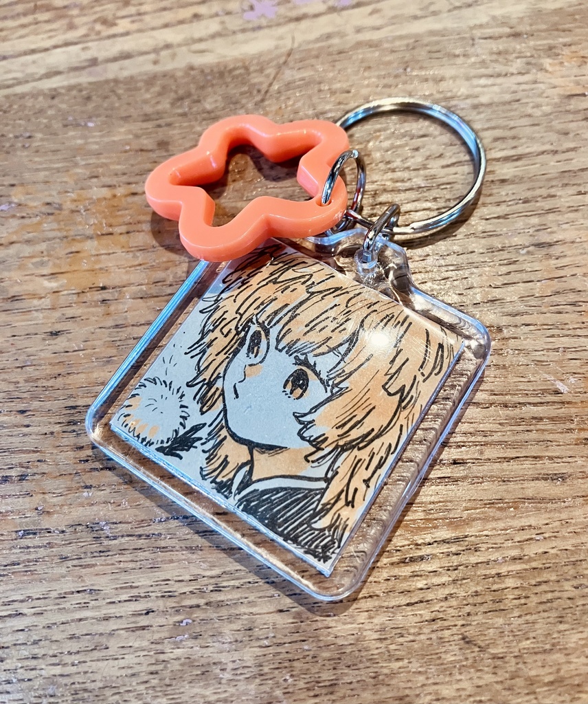 ミニ原画キーホルダー
