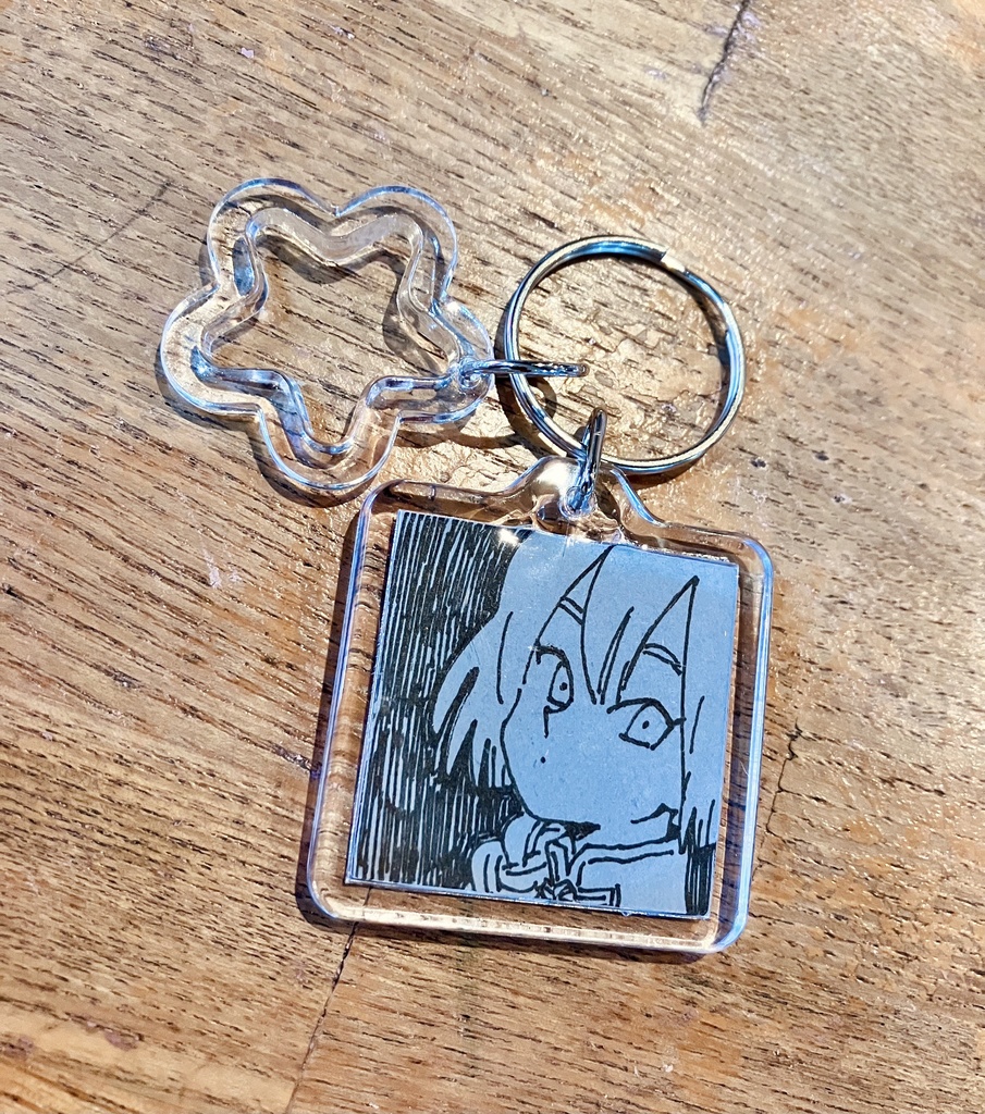 ミニ原画キーホルダー