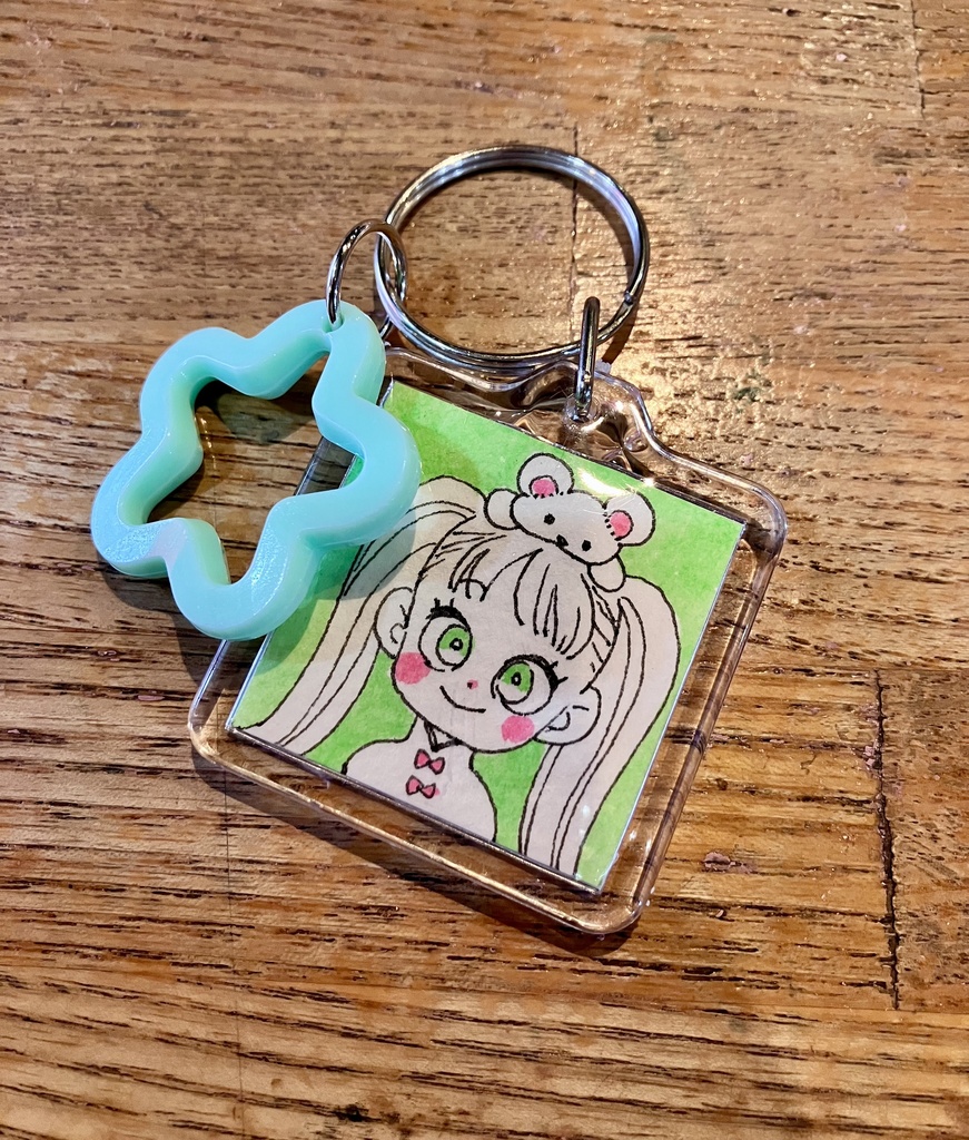 ミニ原画キーホルダー