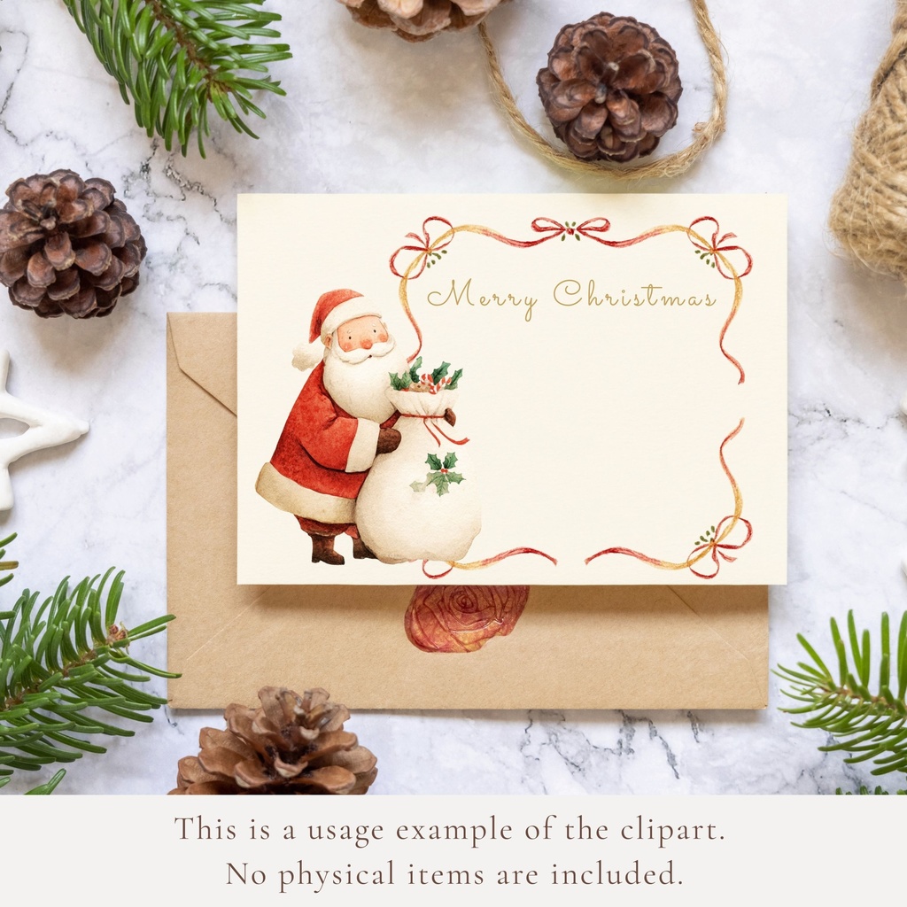 クリスマスの街並み:パステルイラスト素材