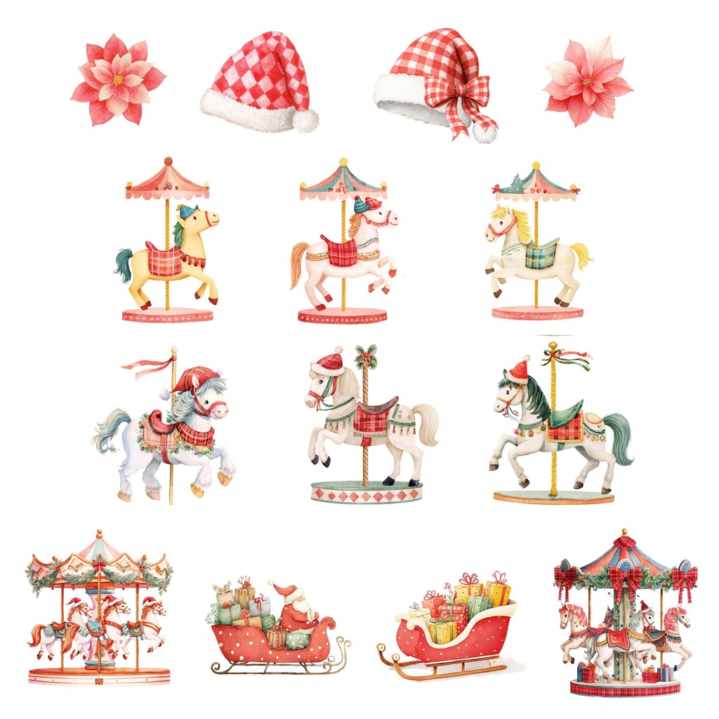 Jolly Christmas:楽しいクリスマス イラスト素材集