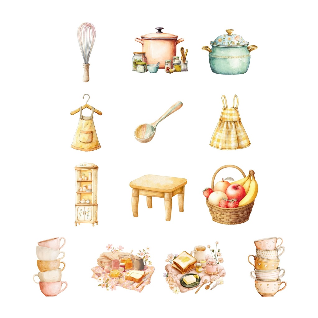 クッキングテディベア イラスト素材:Cooking Teddy Bear Clipart