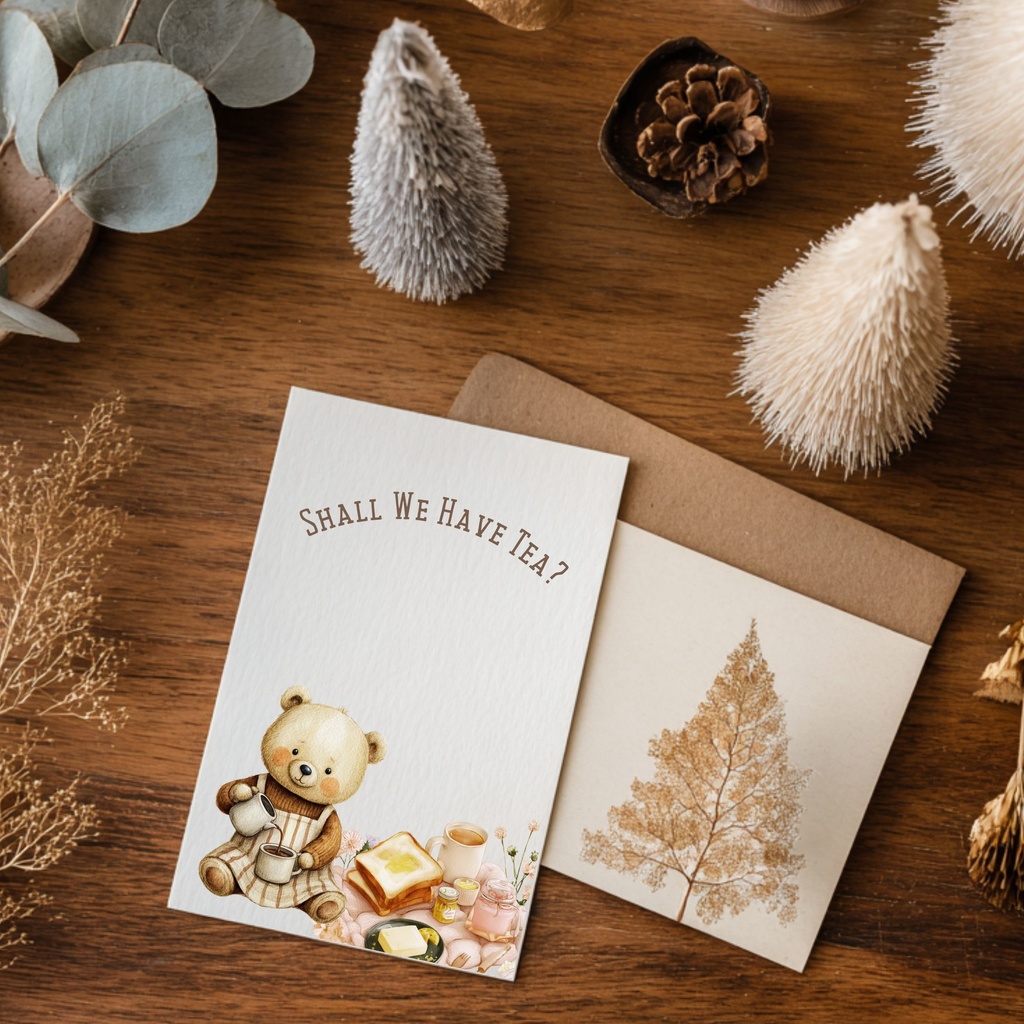 クッキングテディベア イラスト素材:Cooking Teddy Bear Clipart