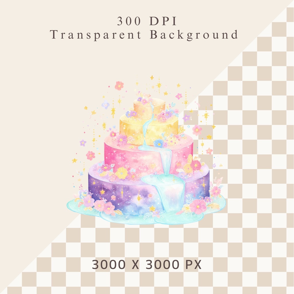 かわいいユニコーンのイラスト素材:Rainbow Unicorns Clipart