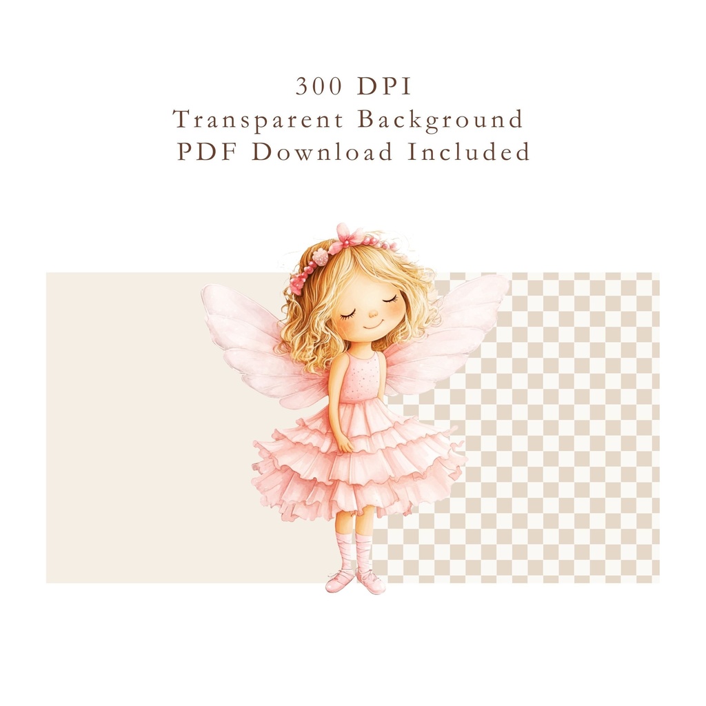 妖精の庭のイラスト素材:Fairy Garden Woodland Animals