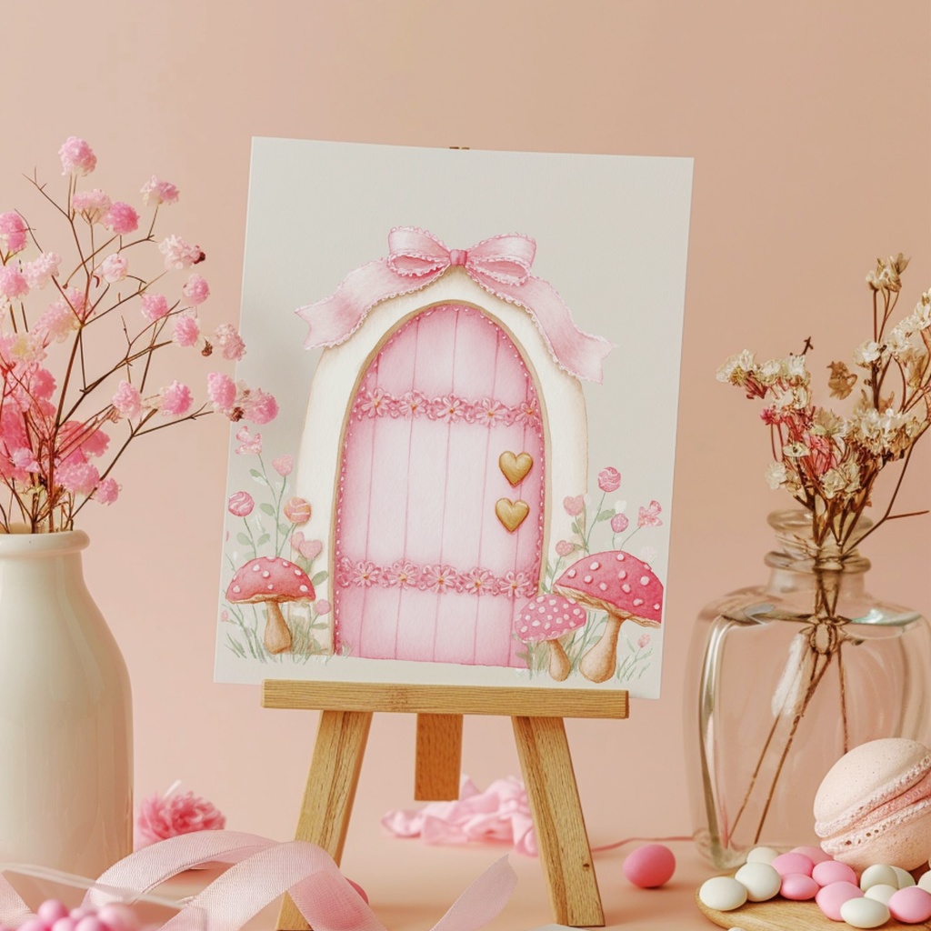 妖精のドア:Fairy Door Clipart イラスト素材