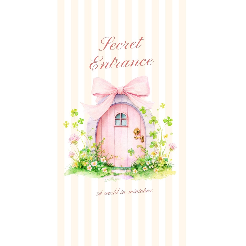 妖精のドア:Fairy Door Clipart イラスト素材
