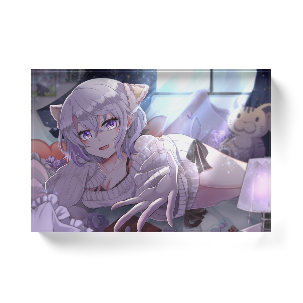 アクリルブロック 部屋着ver.【背面ホワイト】