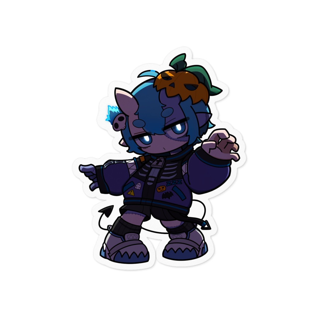 霊乃みずき【Halloween 2025】ステッカー B