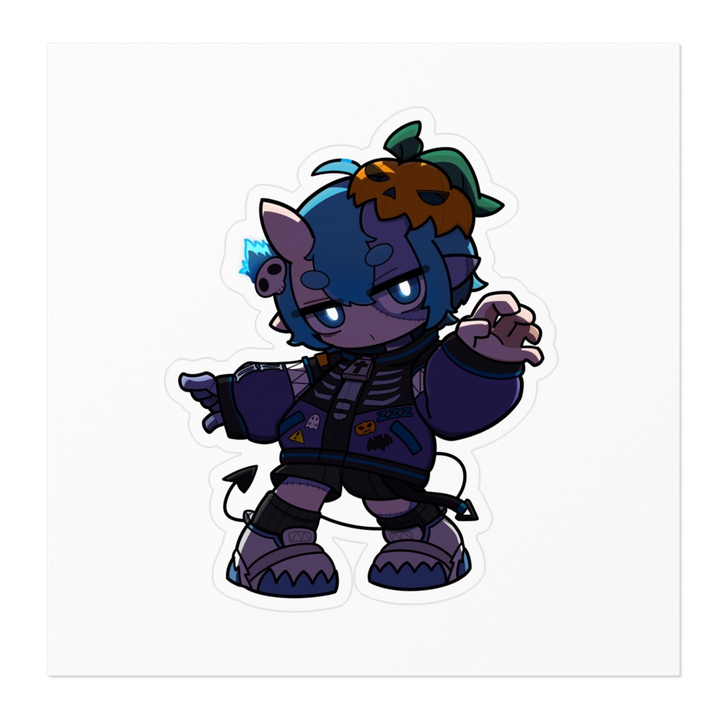 霊乃みずき【Halloween 2025】ステッカー B