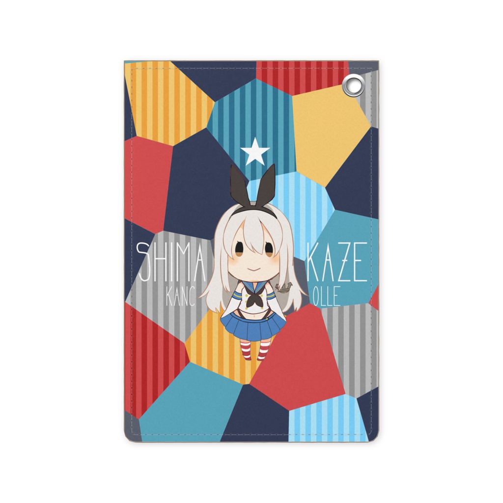 艦これ 島風 パスケース ネイビー系 渚の声 Booth