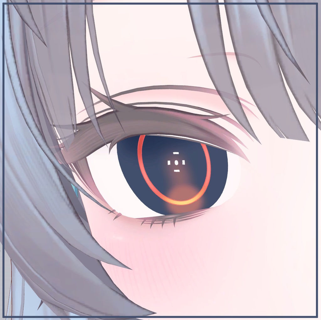 【ミルフィ・しなの対応】瞳テクスチャ「落日天星」