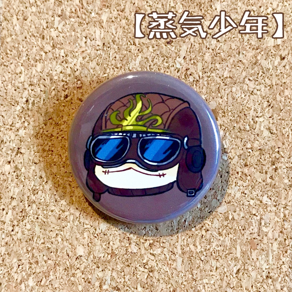 マメダー缶バッチ