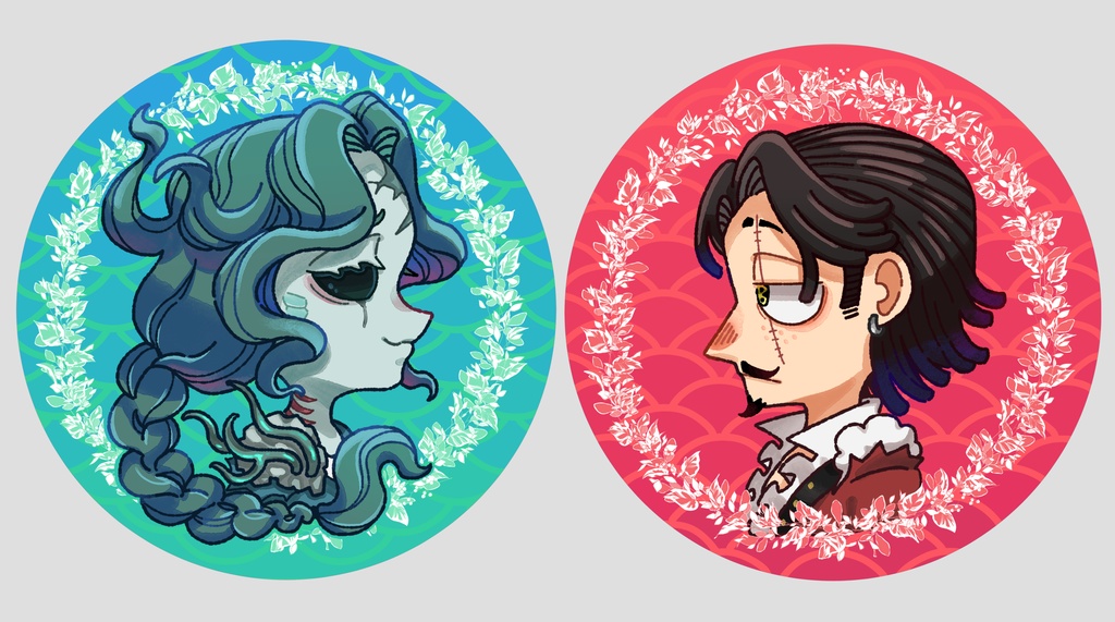 【缶バッジ】グレイス&ホセ