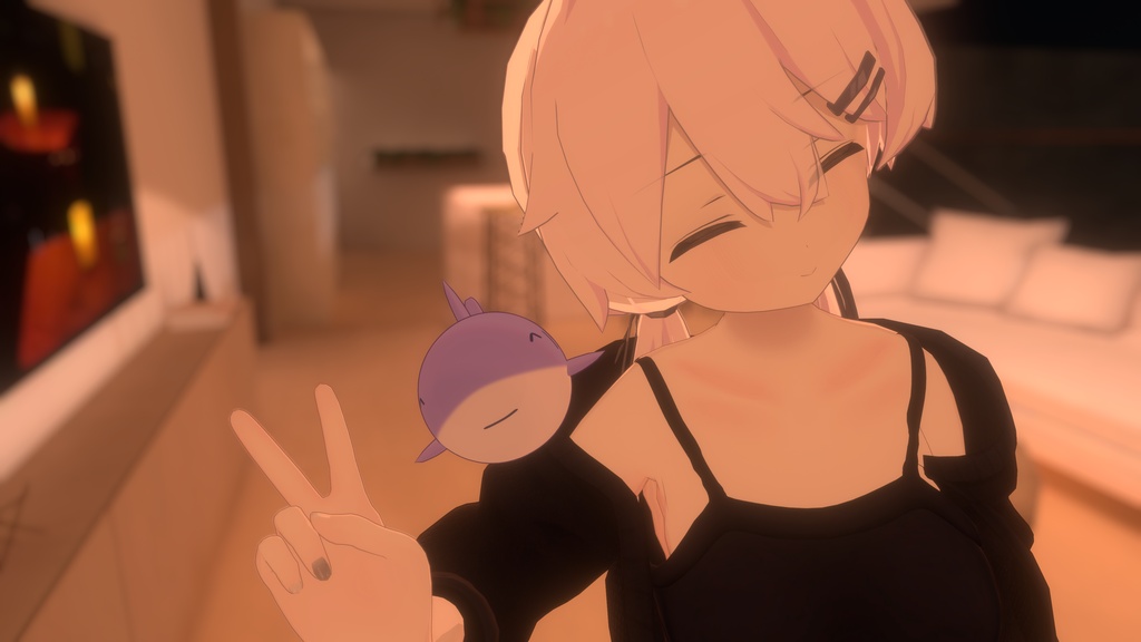 【MA設定済み】さめさん。【浮遊ペット!】