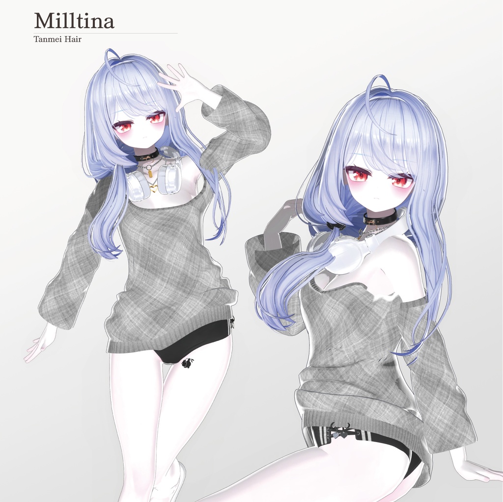 【50% SALE】【16人】【VRC Hair】 『短命』 Tanmei