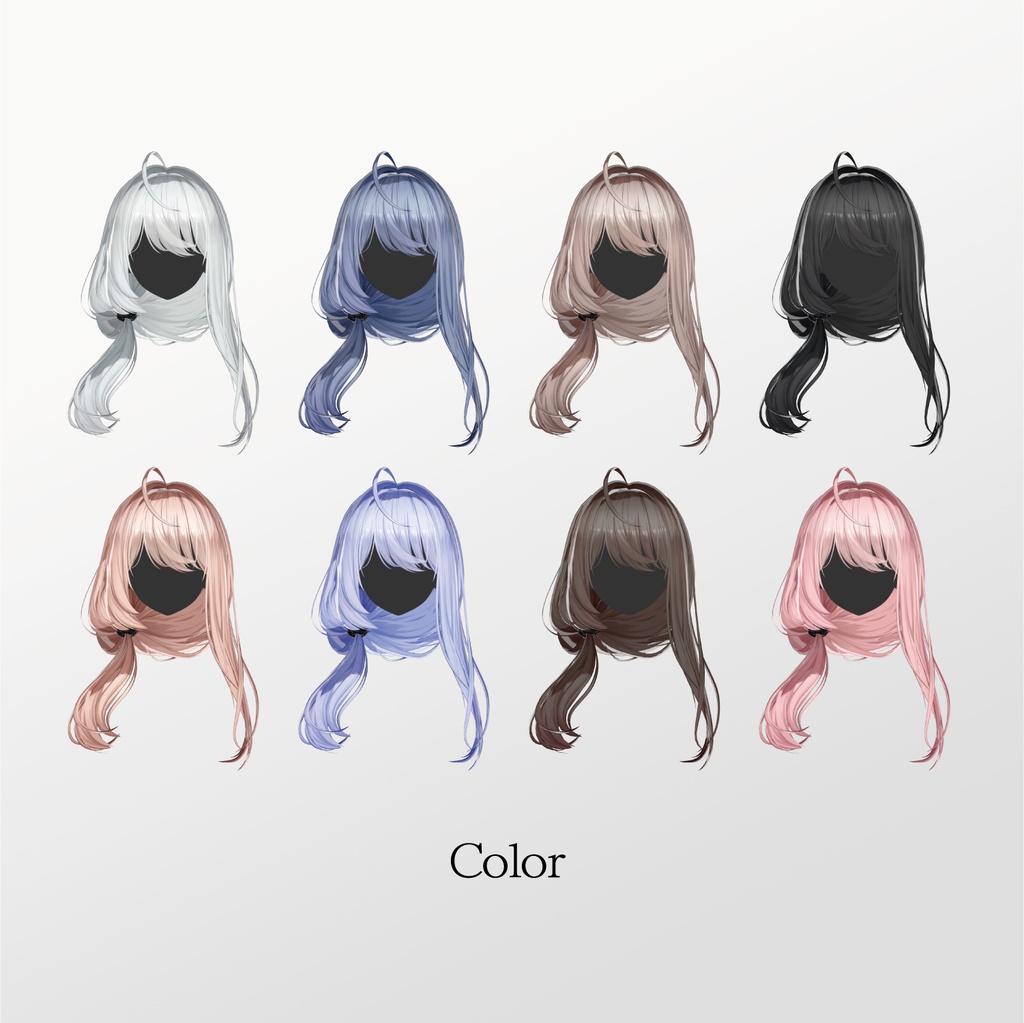 【50% SALE】【16人】【VRC Hair】 『短命』 Tanmei