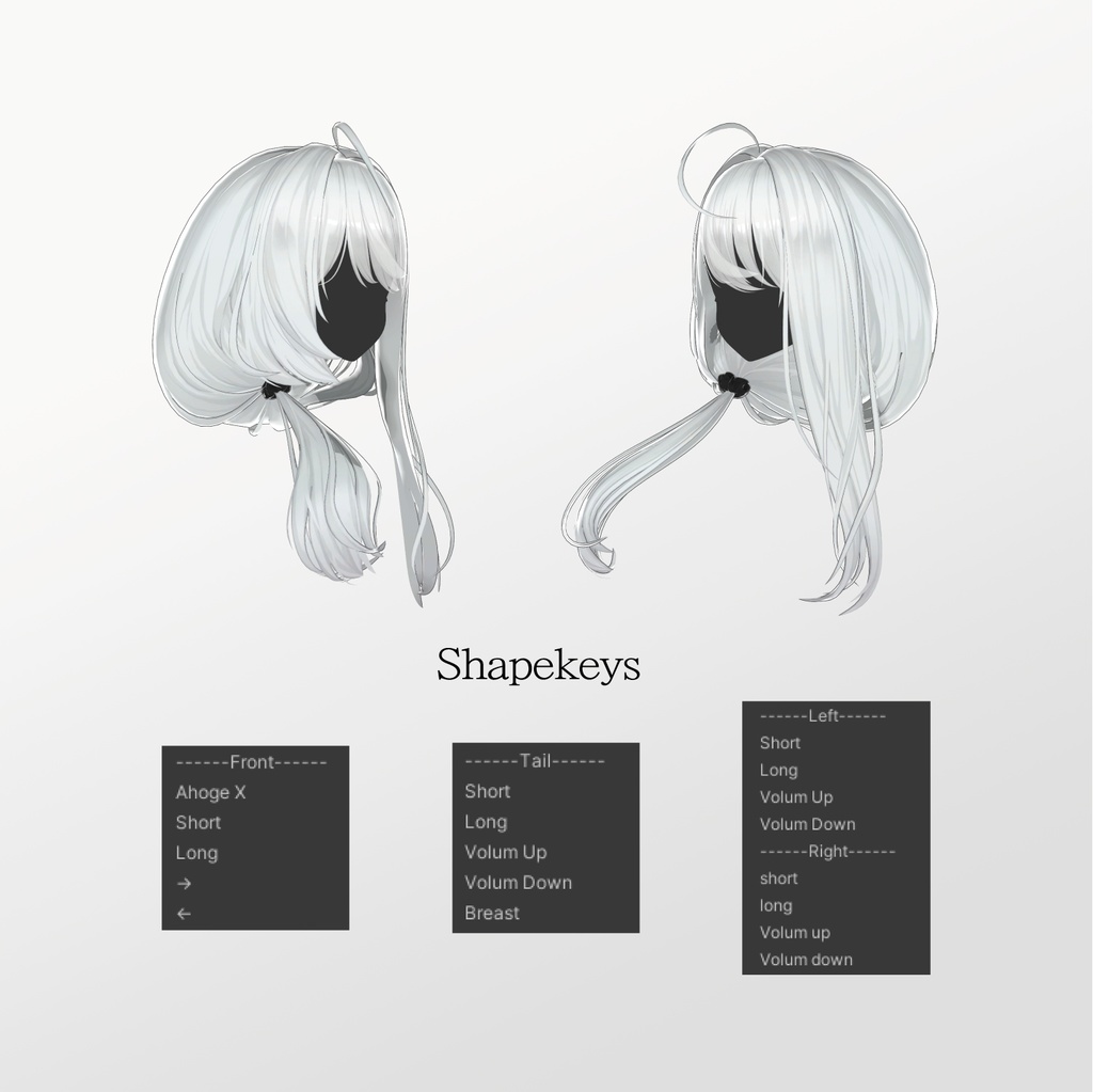 【50% SALE】【16人】【VRC Hair】 『短命』 Tanmei