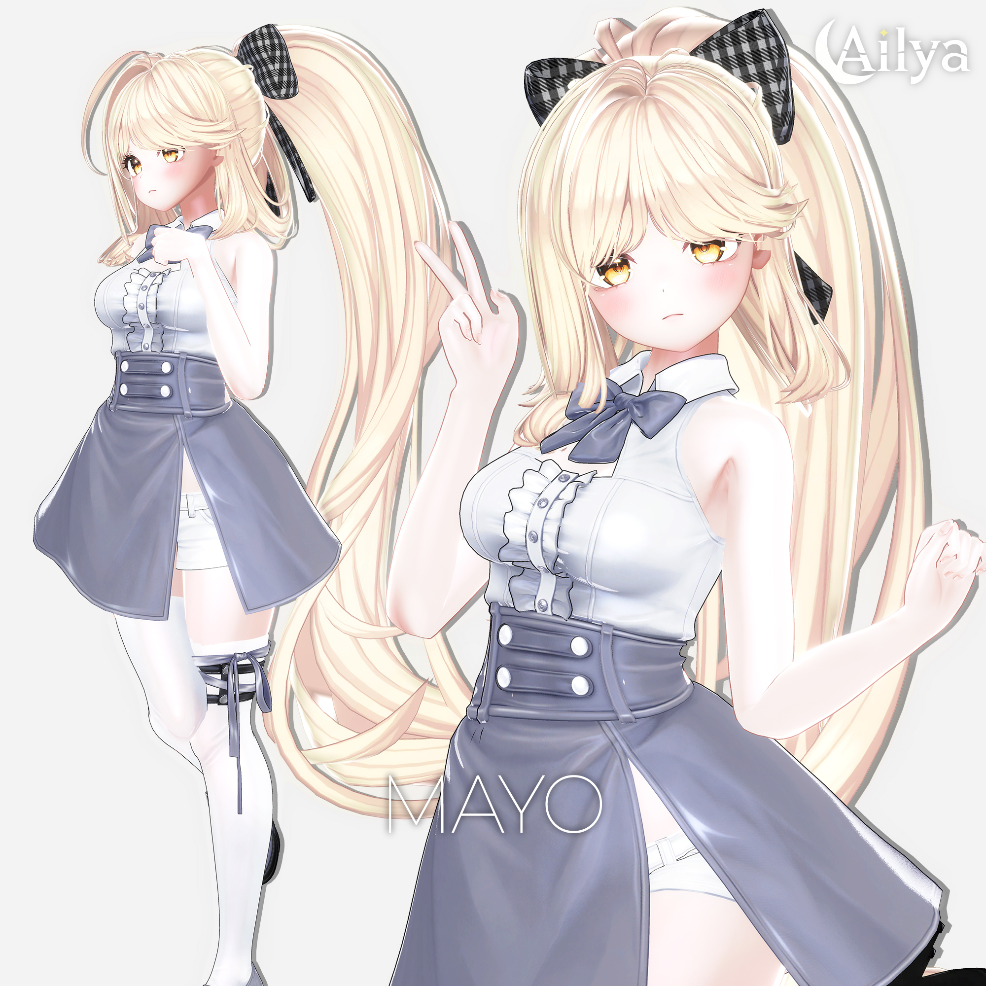 【24人】【VRC Hair】『流浪』Rurou - Ailya - BOOTH
