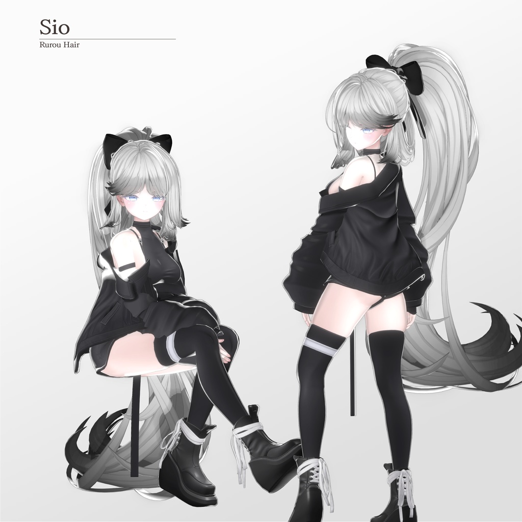 【50% SALE】【20人】【VRC Hair】『流浪』Rurou