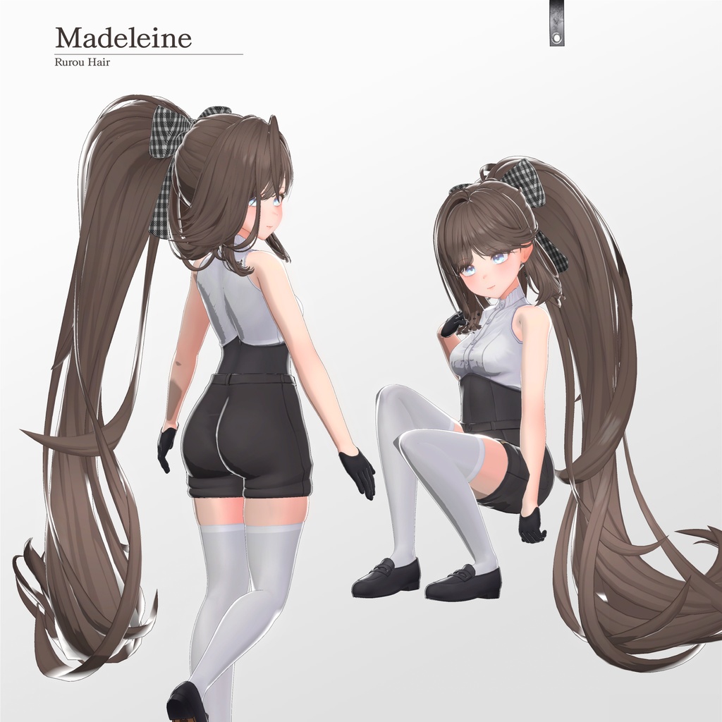 【21人】【VRC Hair】『流浪』Rurou