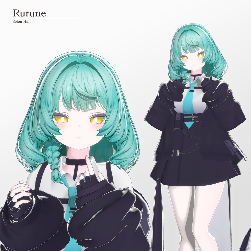 【50% SALE】【20人】【VRC Hair】『清艶』Seien