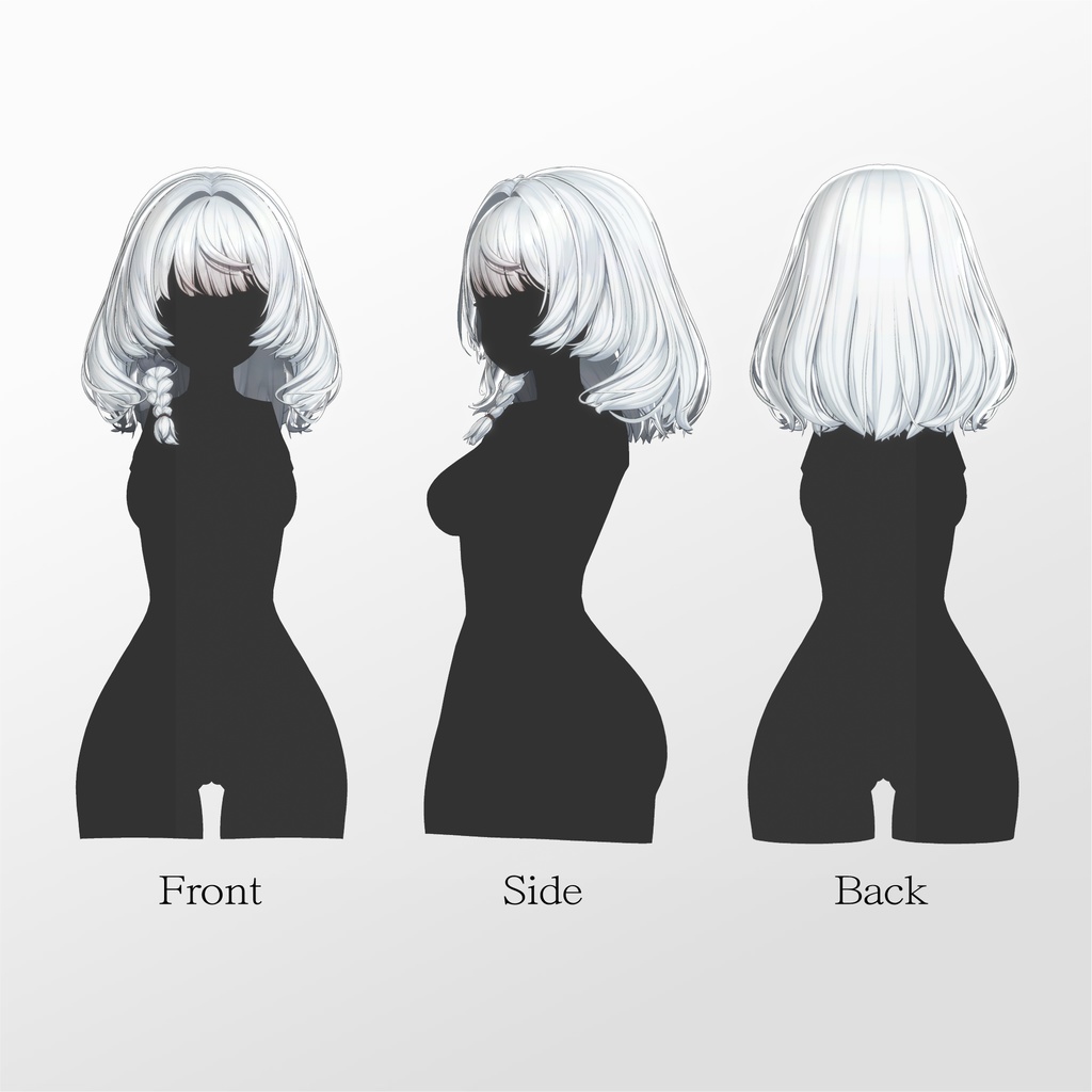 【50% SALE】【20人】【VRC Hair】『清艶』Seien