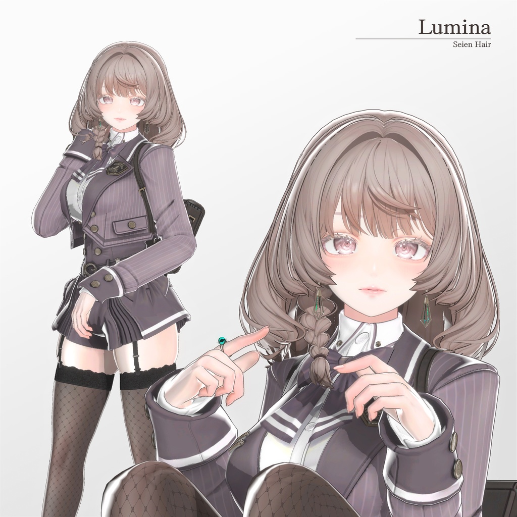 【50% SALE】【20人】【VRC Hair】『清艶』Seien