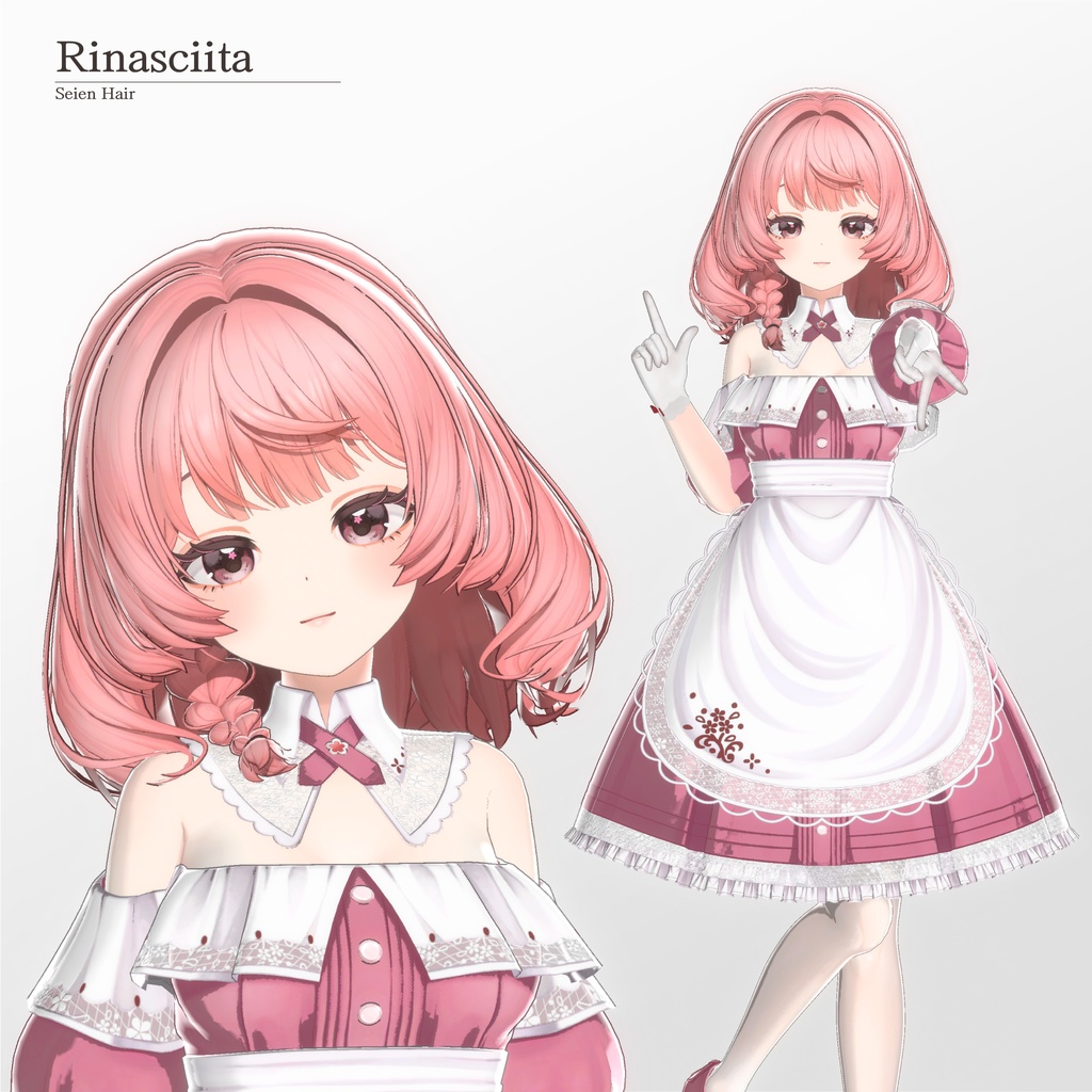 【50% SALE】【20人】【VRC Hair】『清艶』Seien