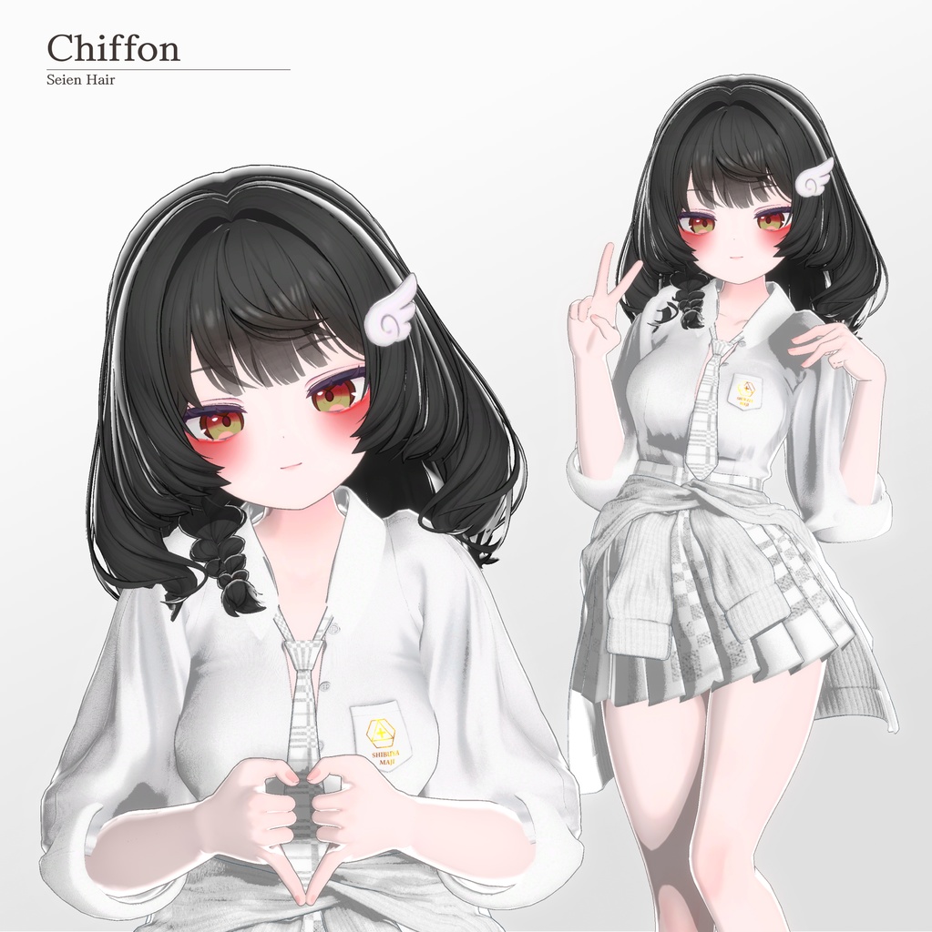 【50% SALE】【20人】【VRC Hair】『清艶』Seien