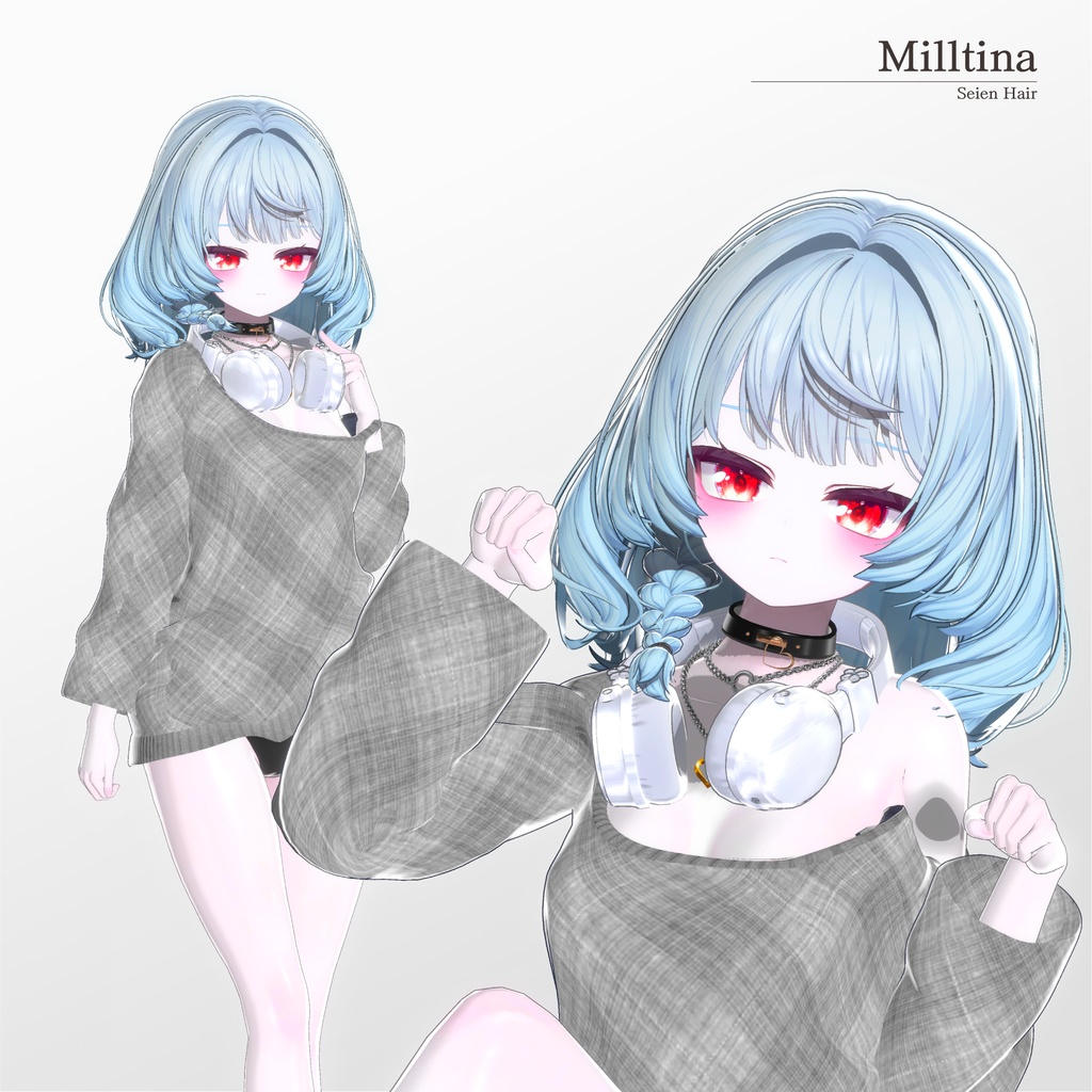 【50% SALE】【20人】【VRC Hair】『清艶』Seien