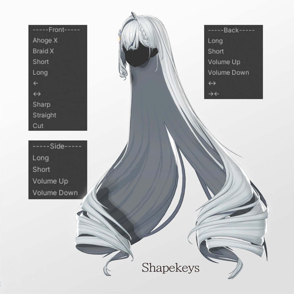 【Sale中】【17人】【VRC Hair】『香り』 Kaori