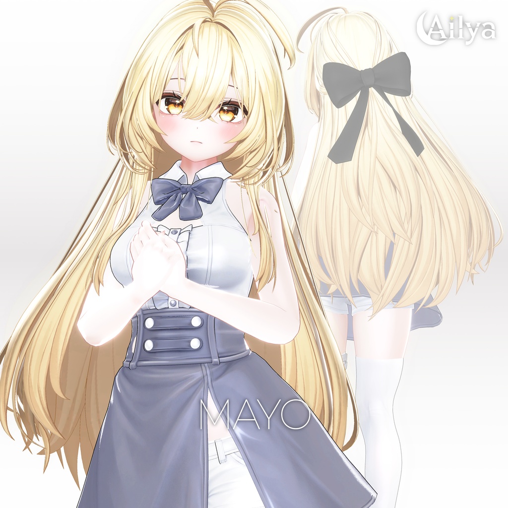 【22人】【VRC Hair】『淡雪』Awayuki