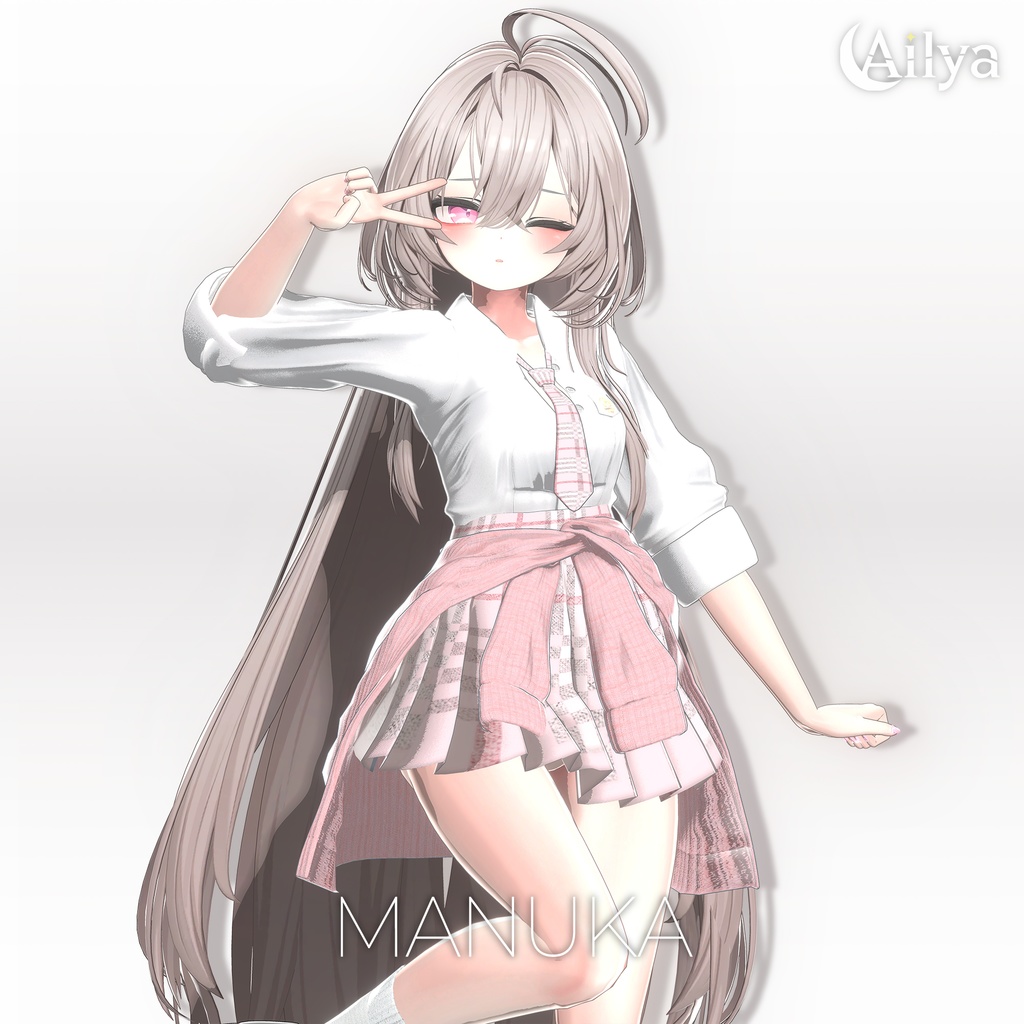 【20%Sale】【19人】【VRC Hair】『淡雪』Awayuki