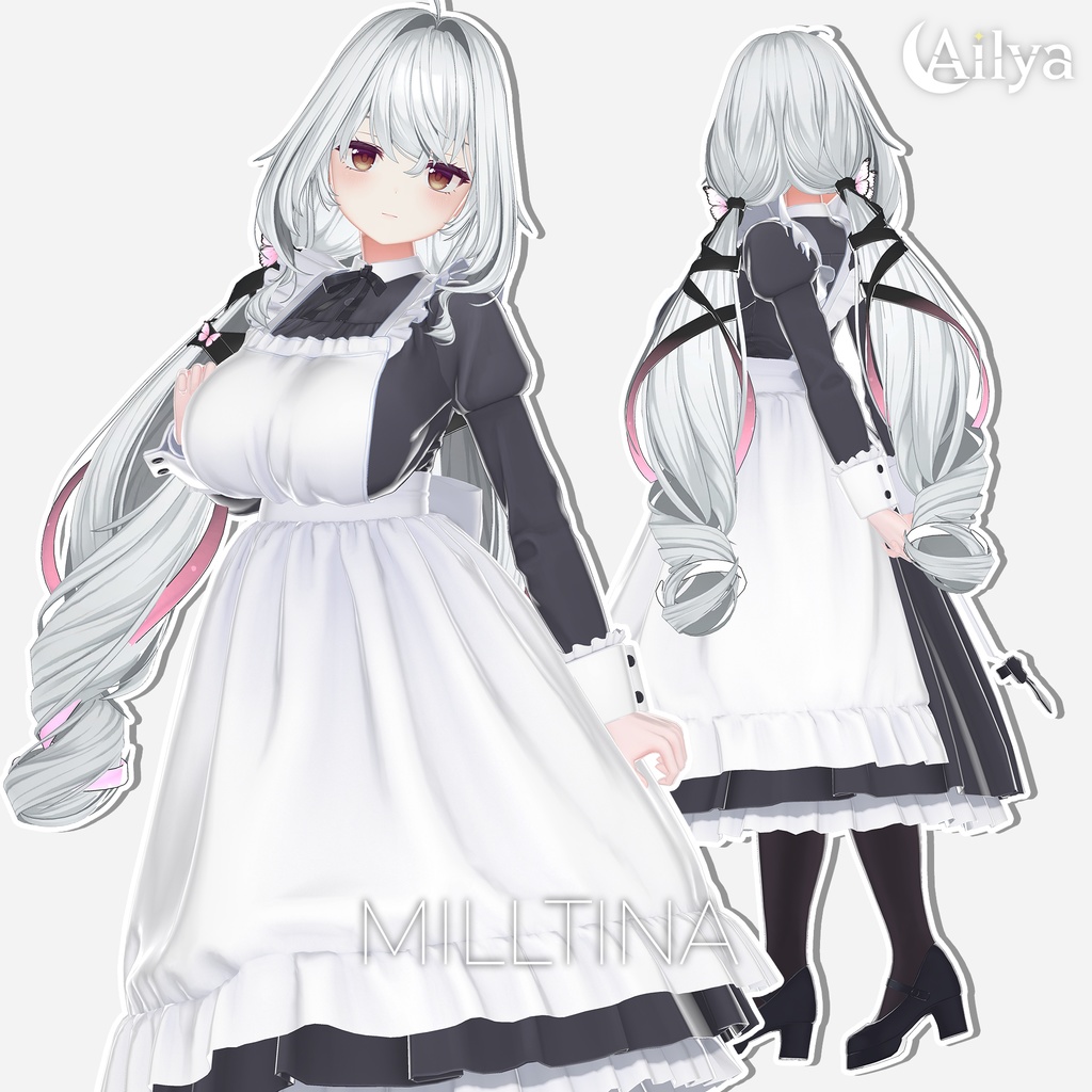 【20%】【17人】【VRC Hair】『薄月』Hakugetsu