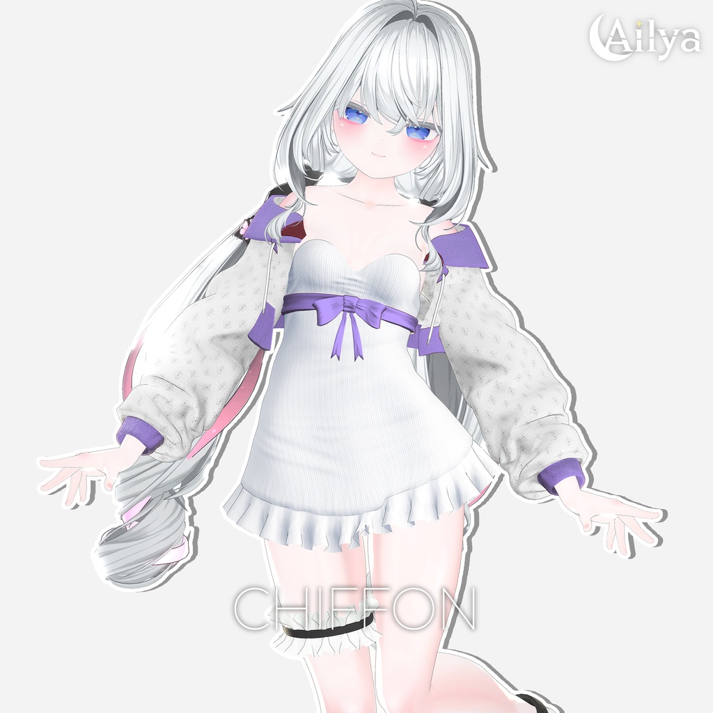 【20%】【17人】【VRC Hair】『薄月』Hakugetsu